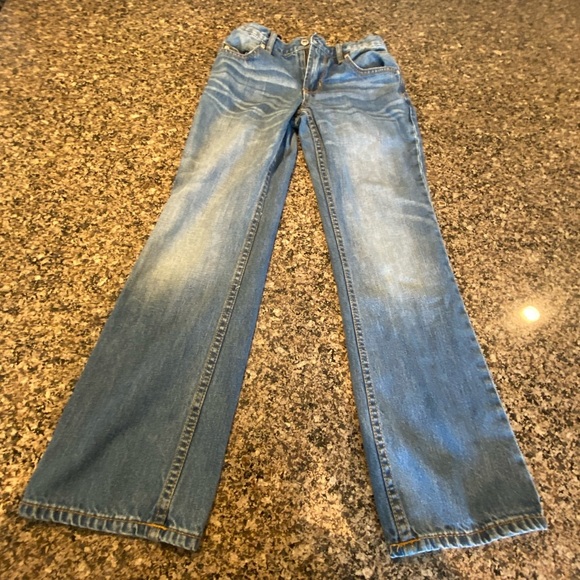 🔆3/$25🔆 Gap Kids Classic Bootcut Blue Jeans Adjustable Waist Size 10 - Picture 1 of 6